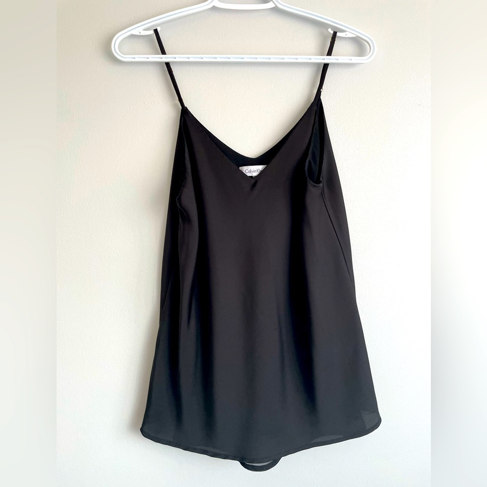 Black Calvin Klein Silky Camisole